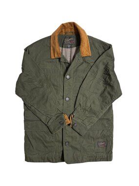 Roots Unisex Moss Green Vintage Jacket (Women's S / Men's XS)